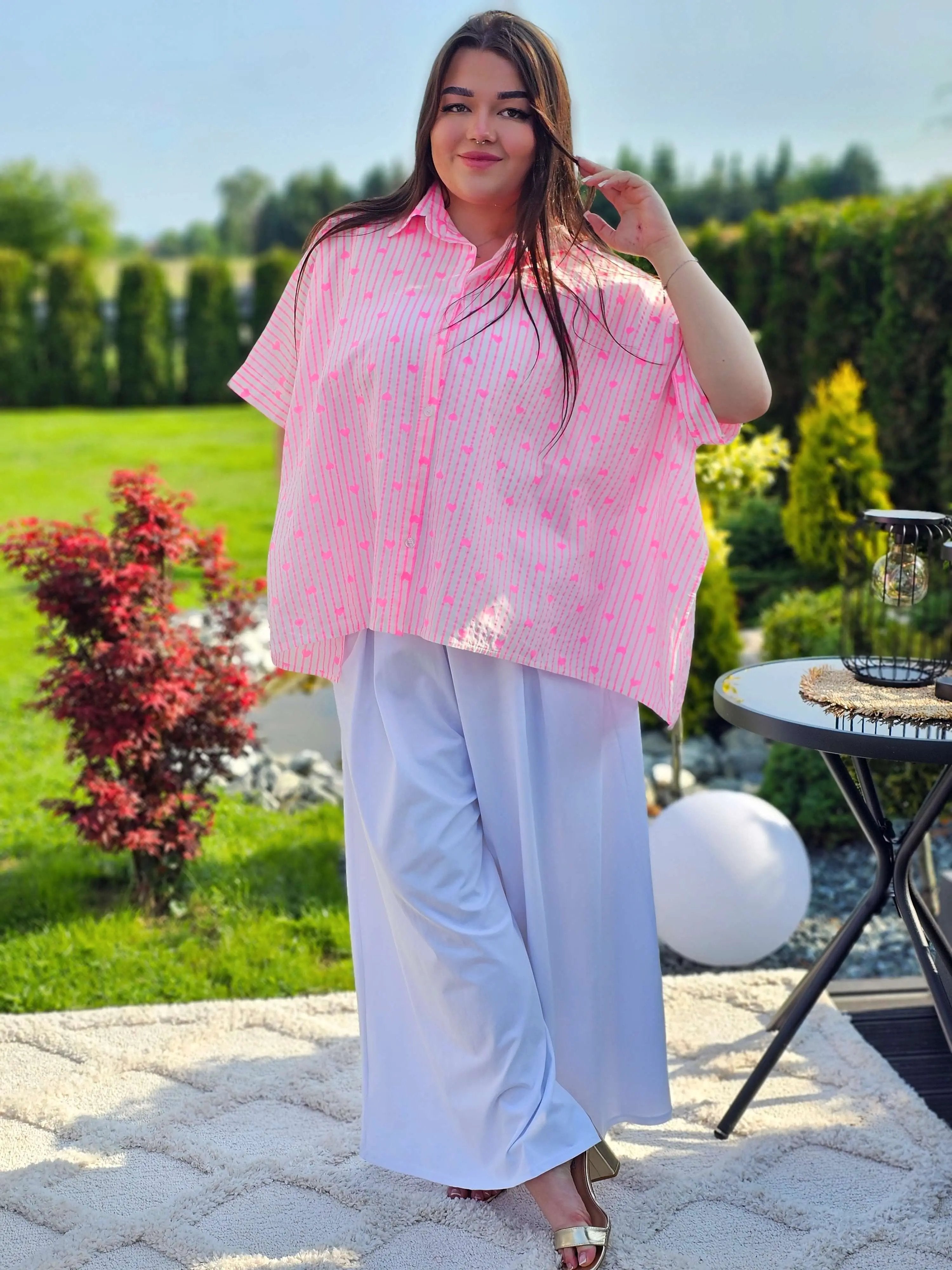 Koszula w serduszka Stylowa XL