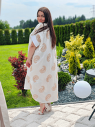 Koszulowa sukienka z bawełny Stylowa XL