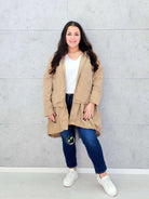 Kurtka damska parka plus size – asymetryczna lekkość i nowoczesny styl plus size Stylowa XL