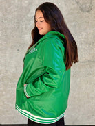 Kurtka eko z naszywkami Stylowa XL