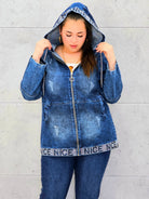 Kurtka jeansowa plus size NICE – wygodny jeans w modnym stylu XXL Stylowa XL