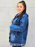 Kurtka jeansowa plus size NICE – wygodny jeans w modnym stylu XXL Stylowa XL