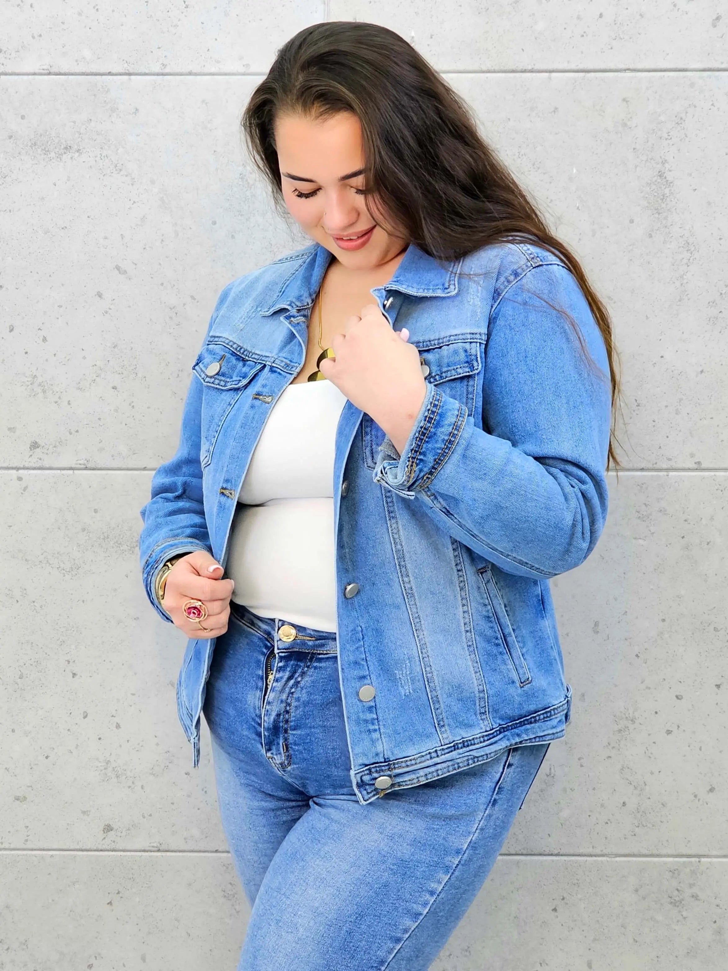 Kurtka jeansowa plus size – klasyczna kurtka denim XXL Stylowa XL Stylowa XL