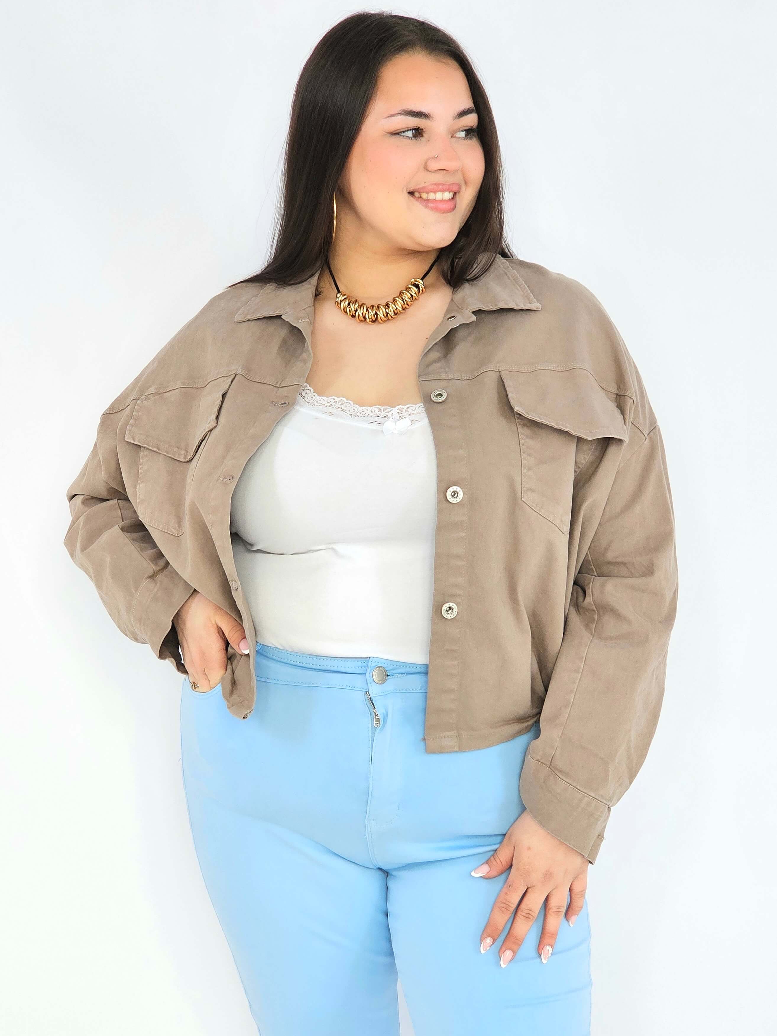 Kurtka plus size – wygodna i modna kurtka dla kobiet XXL Stylowa XL