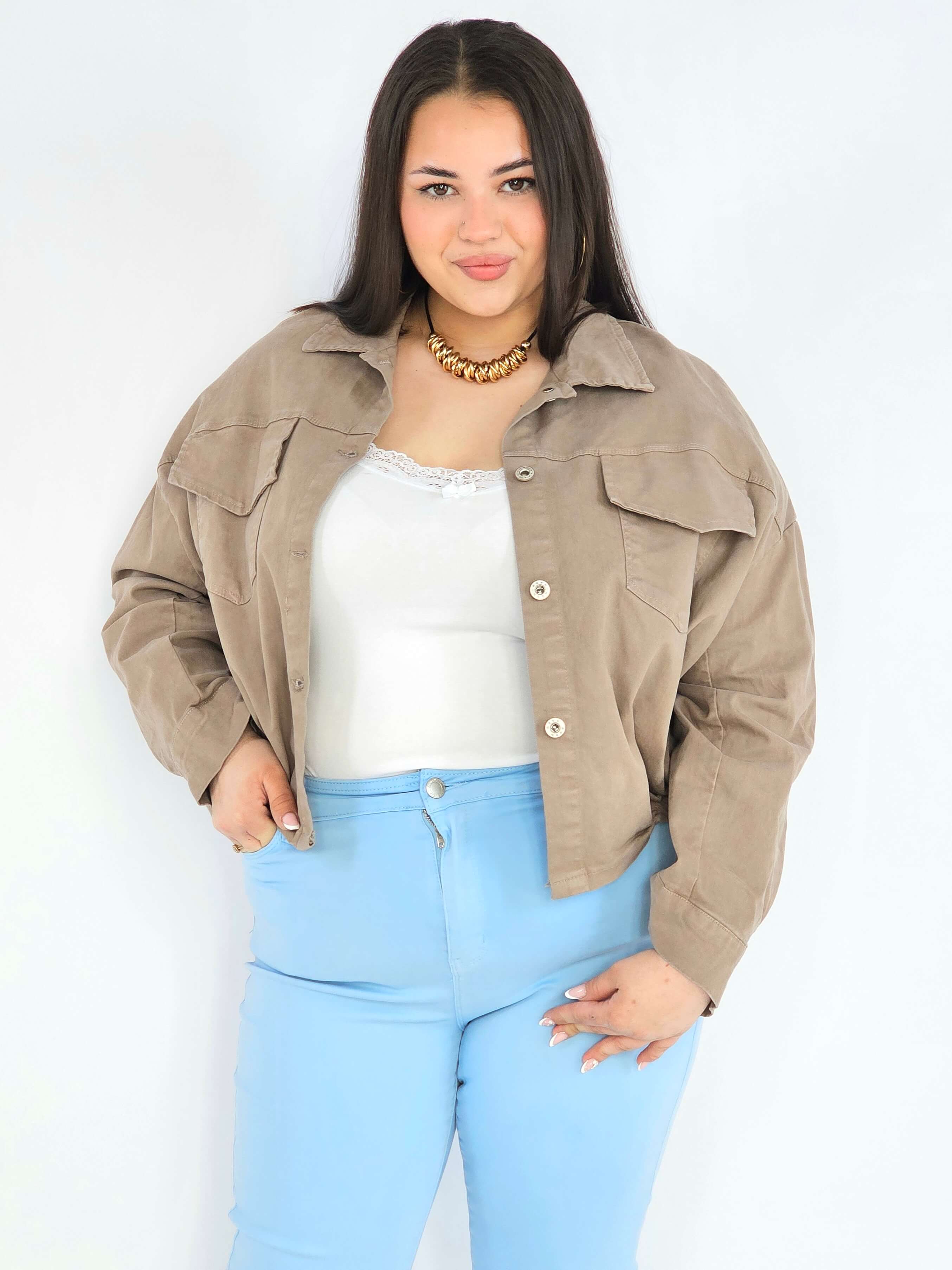 Kurtka plus size – wygodna i modna kurtka dla kobiet XXL Stylowa XL