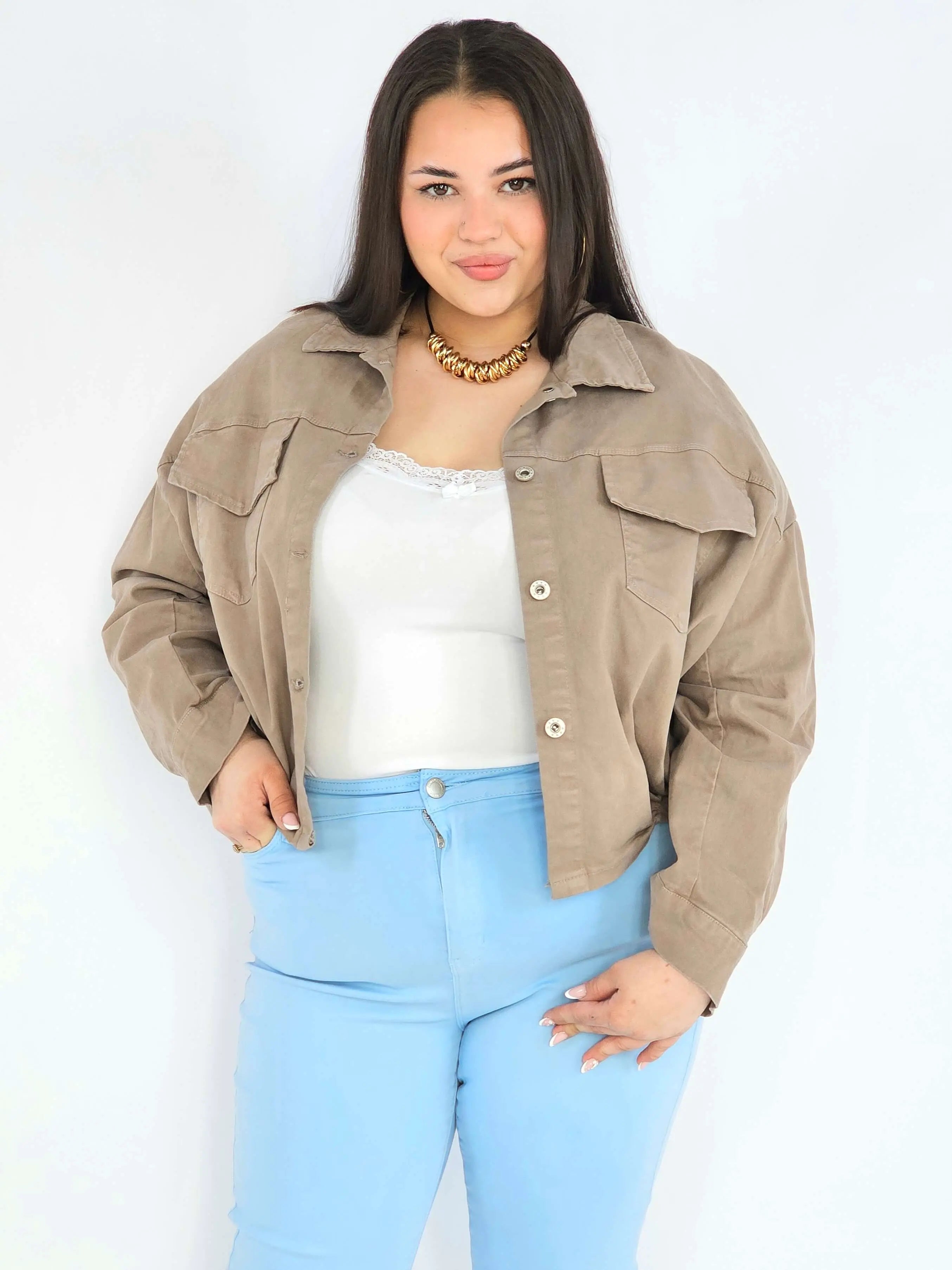Kurtka plus size – wygodna i modna kurtka dla kobiet XXL Stylowa XL