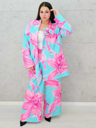 Kwiatowy zestaw garniturowy Stylowa XL