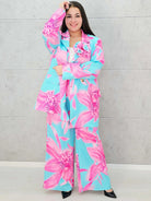 Kwiatowy zestaw garniturowy Stylowa XL