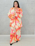 Kwiatowy zestaw garniturowy Stylowa XL