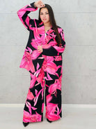 Kwiatowy zestaw garniturowy Stylowa XL