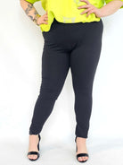Leginsy plus size bawełniane – wygodne leginsy damskie XXL z elastanem Stylowa XL