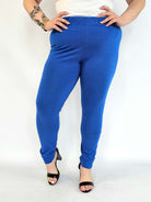 Leginsy plus size bawełniane – wygodne leginsy damskie XXL z elastanem Stylowa XL