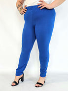 Leginsy plus size bawełniane – wygodne leginsy damskie XXL z elastanem Stylowa XL