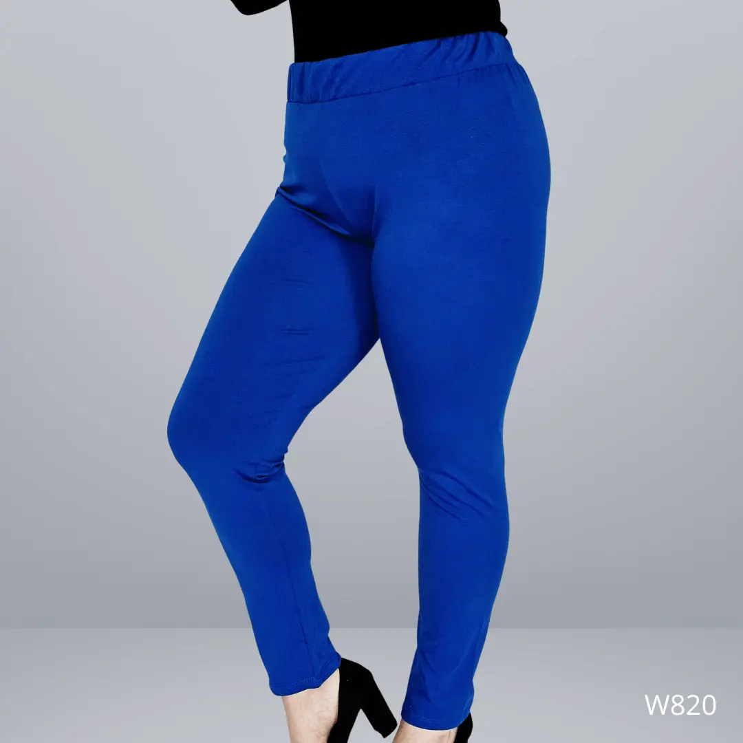 Leginsy w kolorze chabrowym - różne rozmiary Stylowa XL