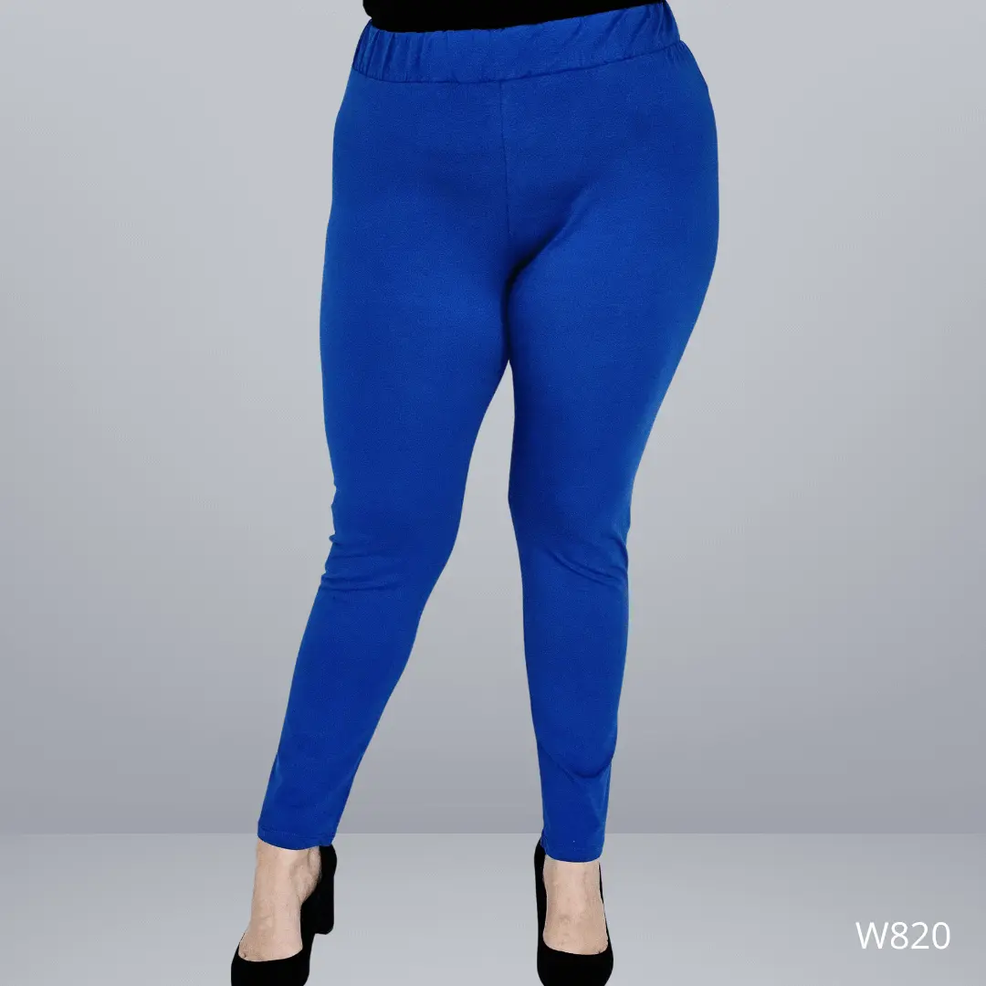 Leginsy w kolorze chabrowym - różne rozmiary Stylowa XL