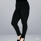 Leginsy w kolorze czarnym - różne rozmiary Stylowa XL