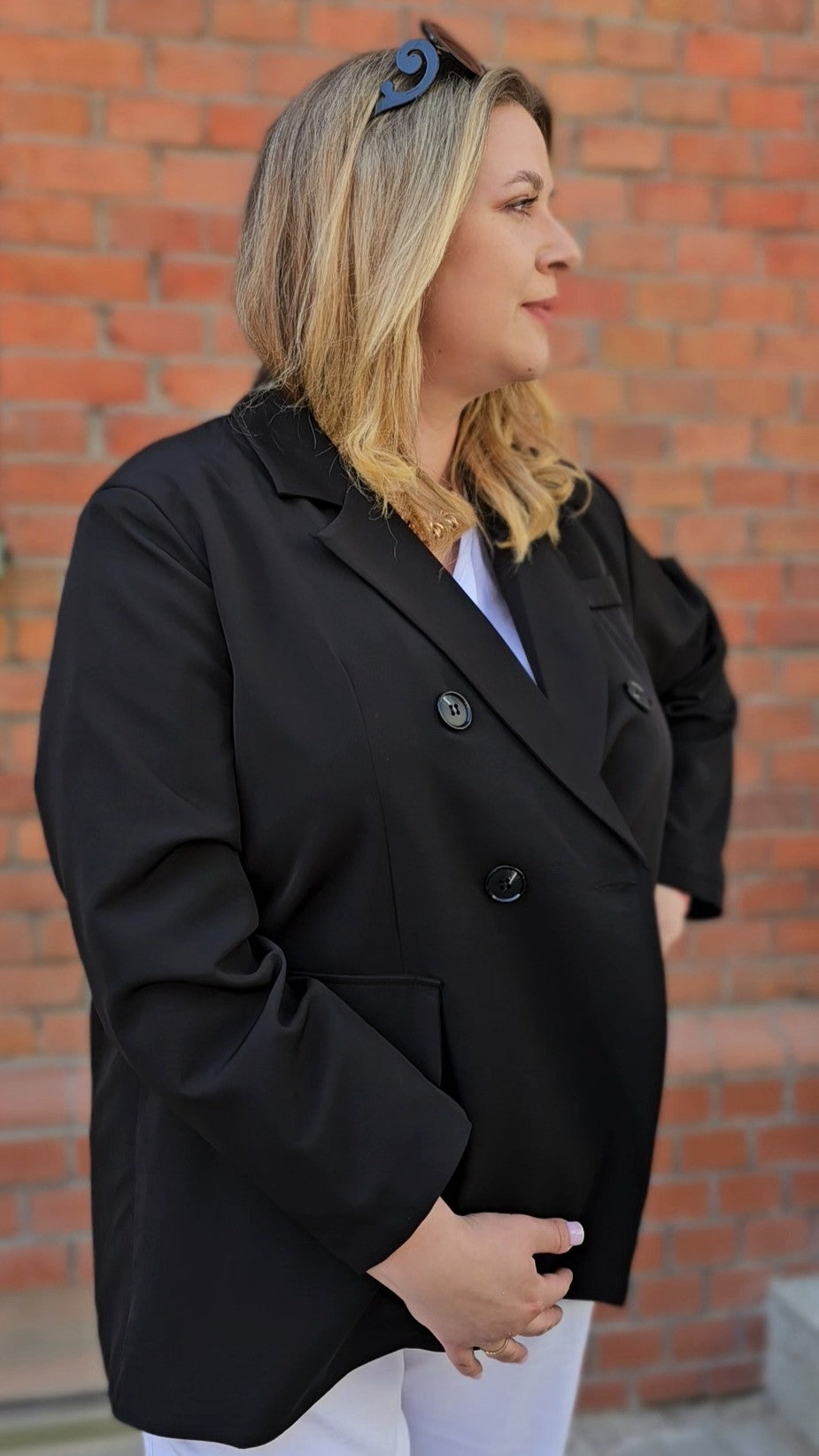Marynarka plus size oversize – elegancki styl i nowoczesna forma XXL Stylowa XL