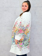 Marynarka plus size w kwiaty – elegancja dla kobiet XXL Stylowa XL