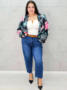 Marynarka plus size w kwiaty – elegancka i kobieca  Stylowa XL Stylowa XL