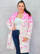 Marynarka plus size w nowoczesny wzór – elegancja, która przyciąga spojrzenia Stylowa XL