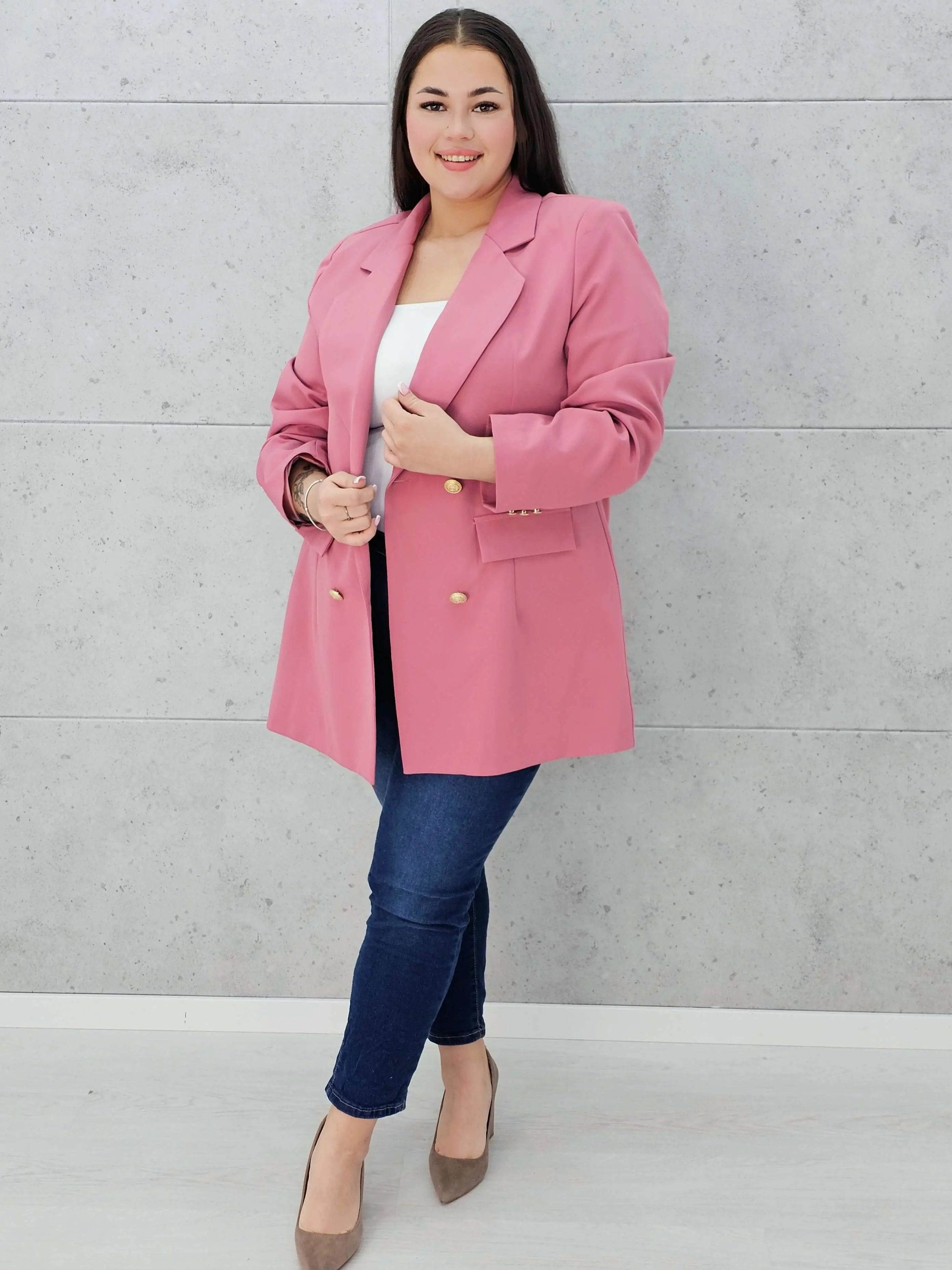 Marynarka z guzikami Stylowa XL