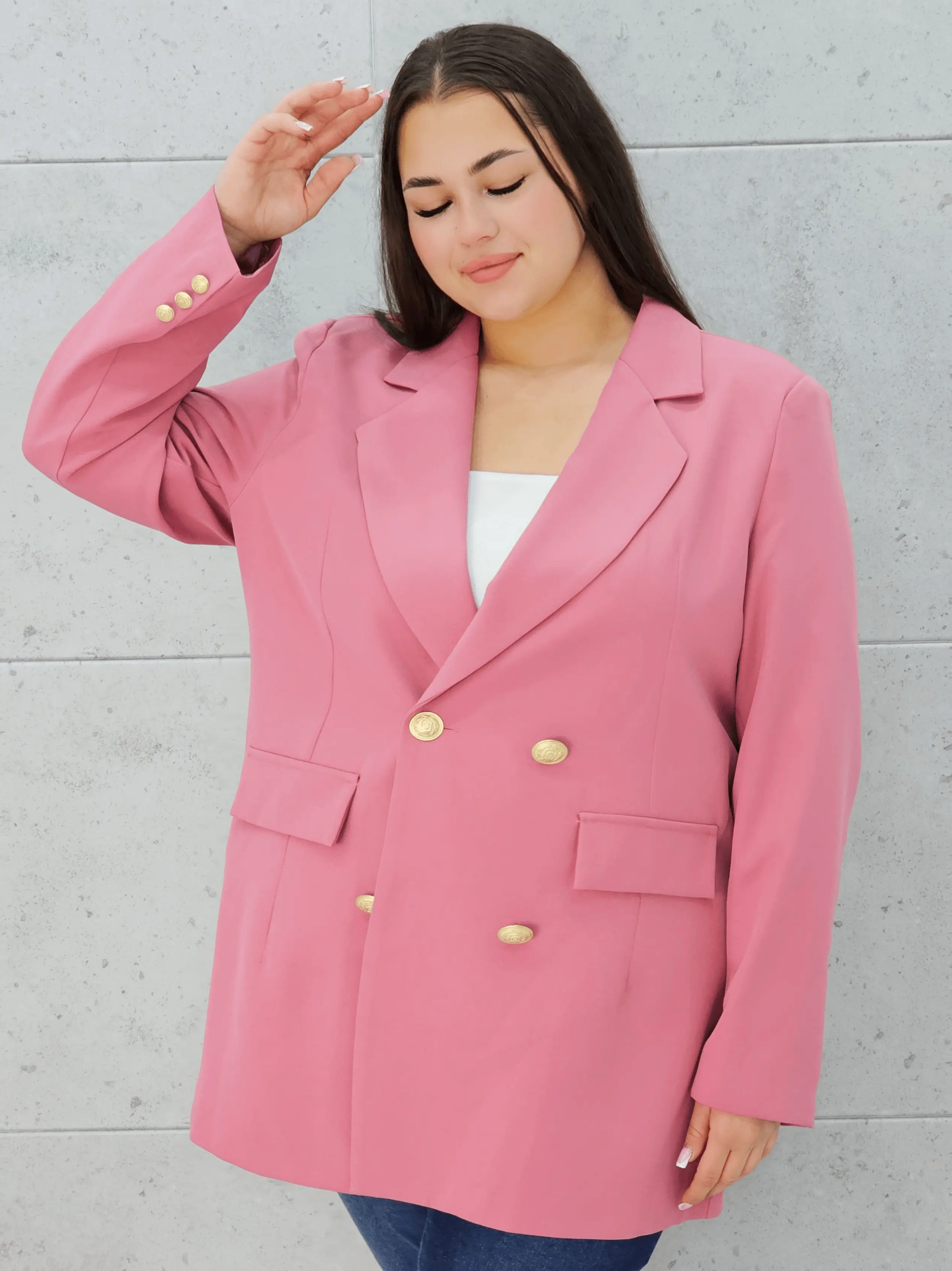 Marynarka z guzikami Stylowa XL