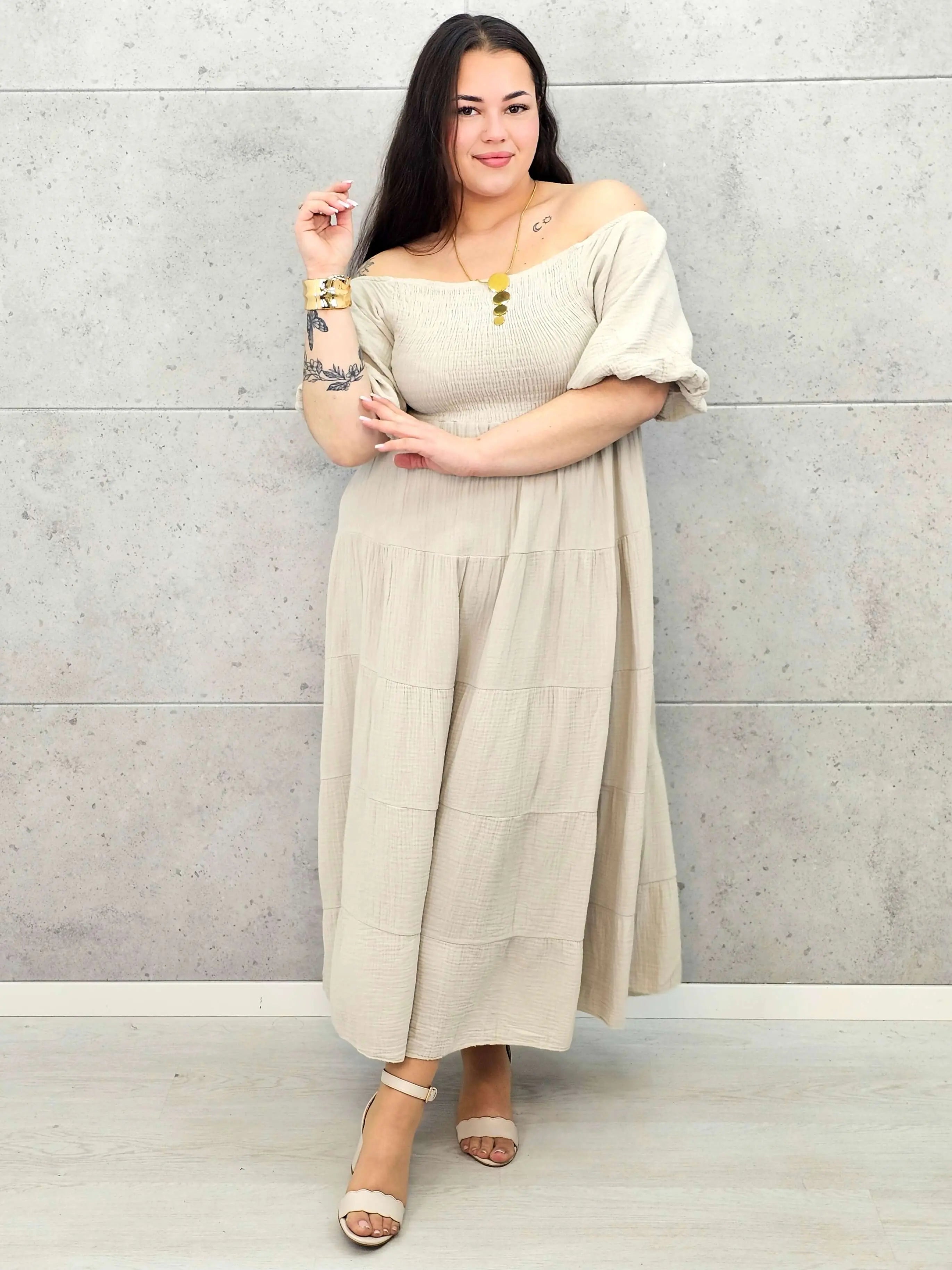 Muślinowa Sukienka Hiszpanka Plus Size StylowaXL – Lekkość i Styl na Lato Stylowa XL