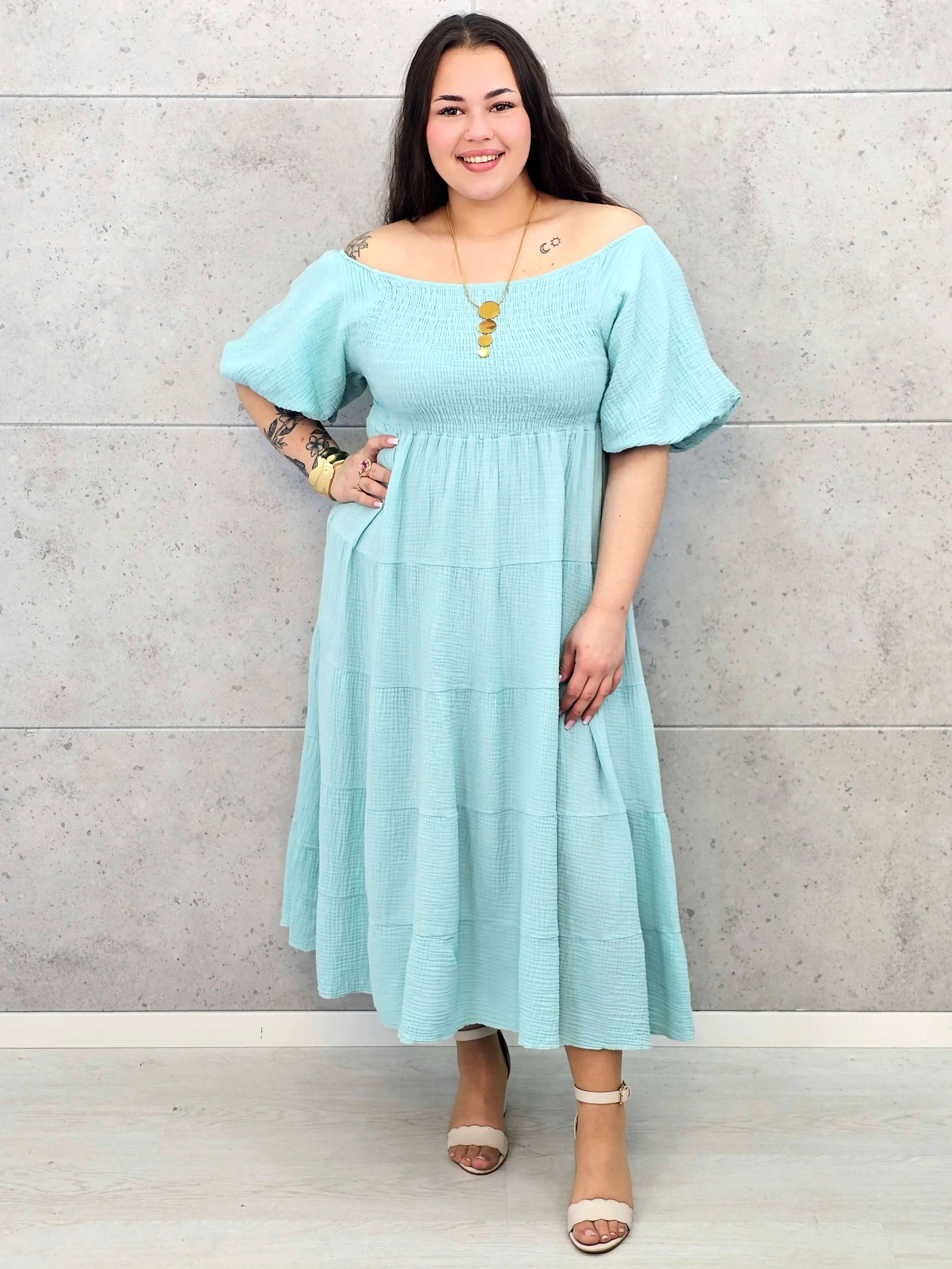 Muślinowa Sukienka Hiszpanka Plus Size StylowaXL – Lekkość i Styl na Lato Stylowa XL