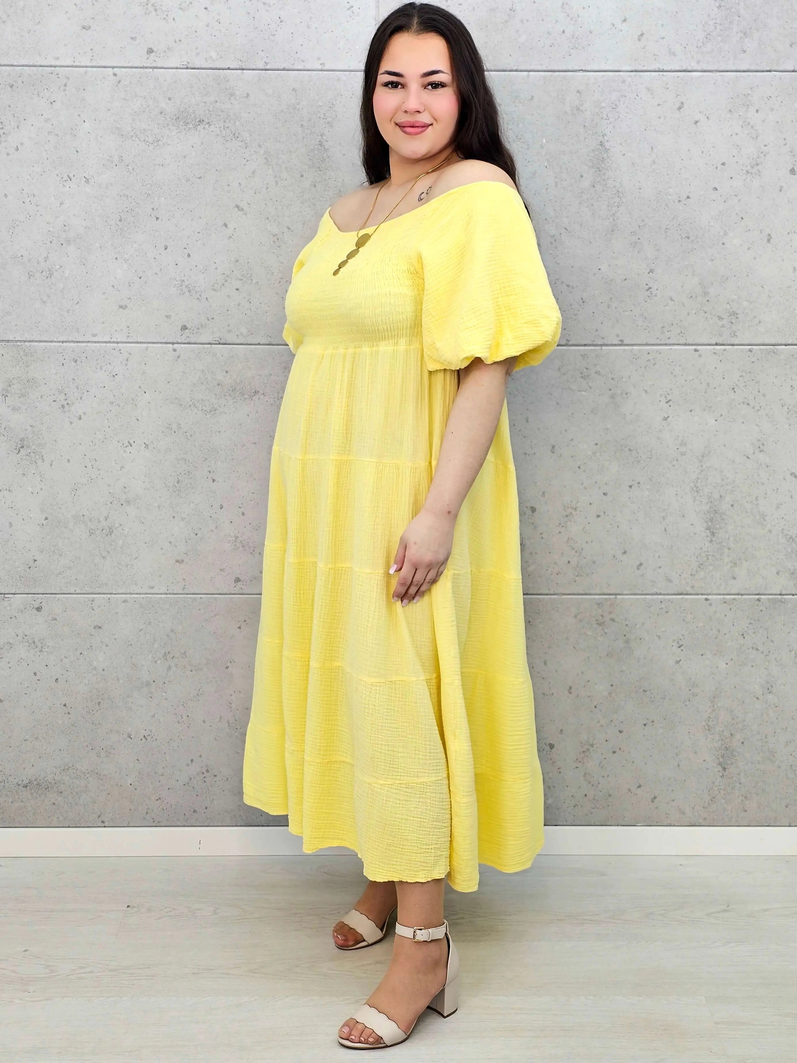 Muślinowa Sukienka Hiszpanka Plus Size StylowaXL – Lekkość i Styl na Lato Stylowa XL