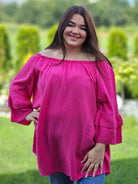 Muślinowa bluzka hiszpanka z falbanami Stylowa XL