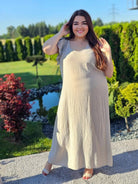 Muślinowa sukienka z falbankami i wiązaniem na plecach Stylowa XL