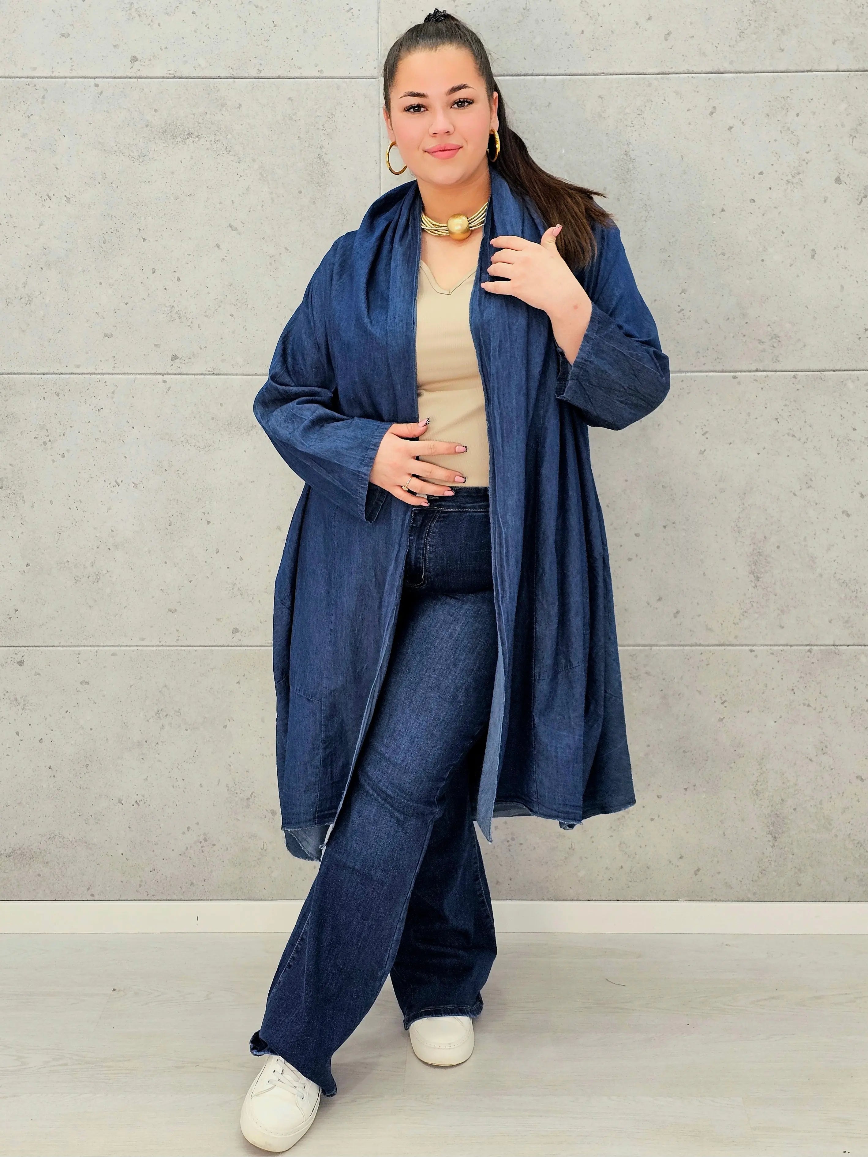 Narzutka oversize idealna dla kobiet XXL Stylowa XL