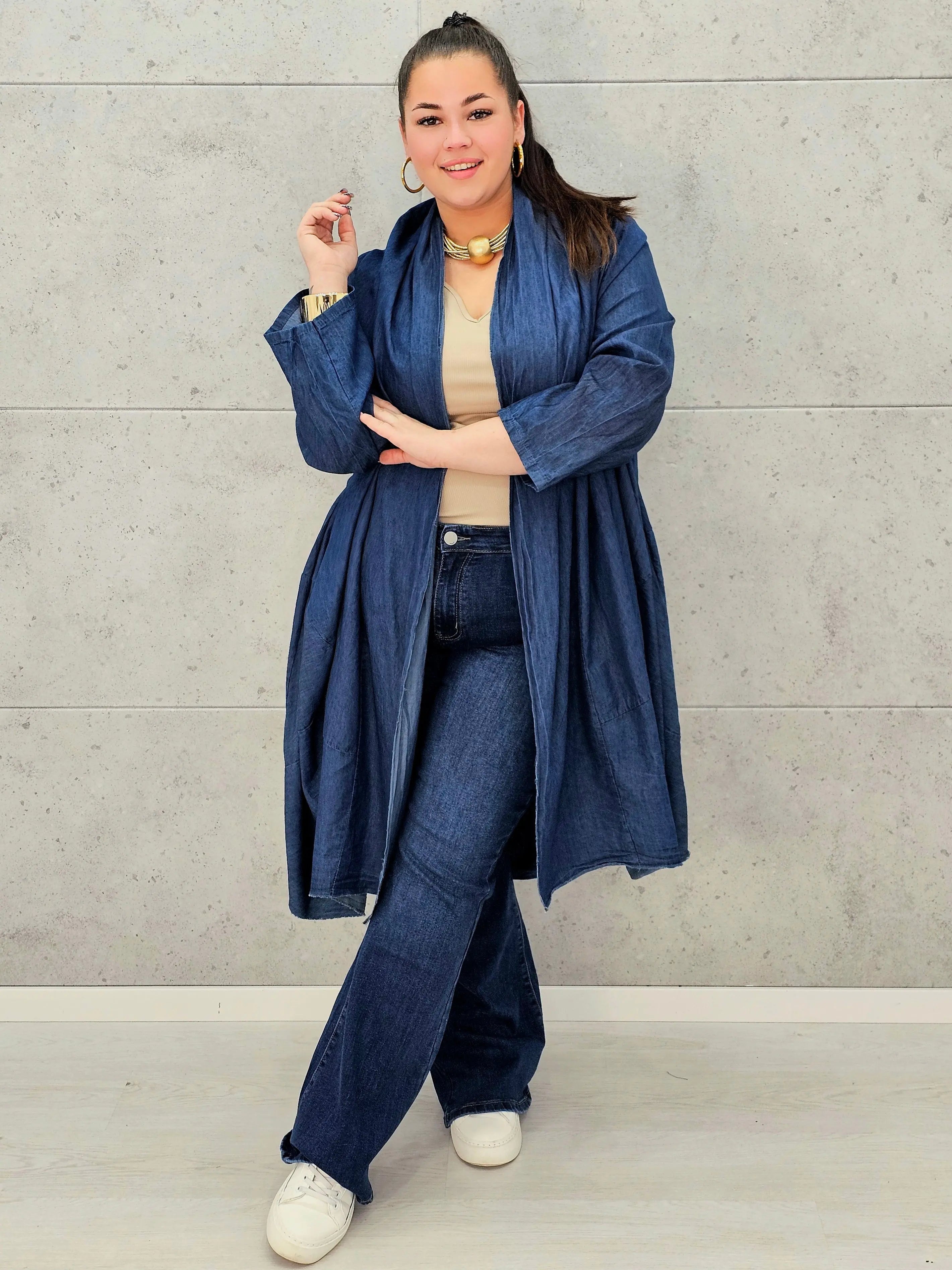 Narzutka oversize idealna dla kobiet XXL Stylowa XL