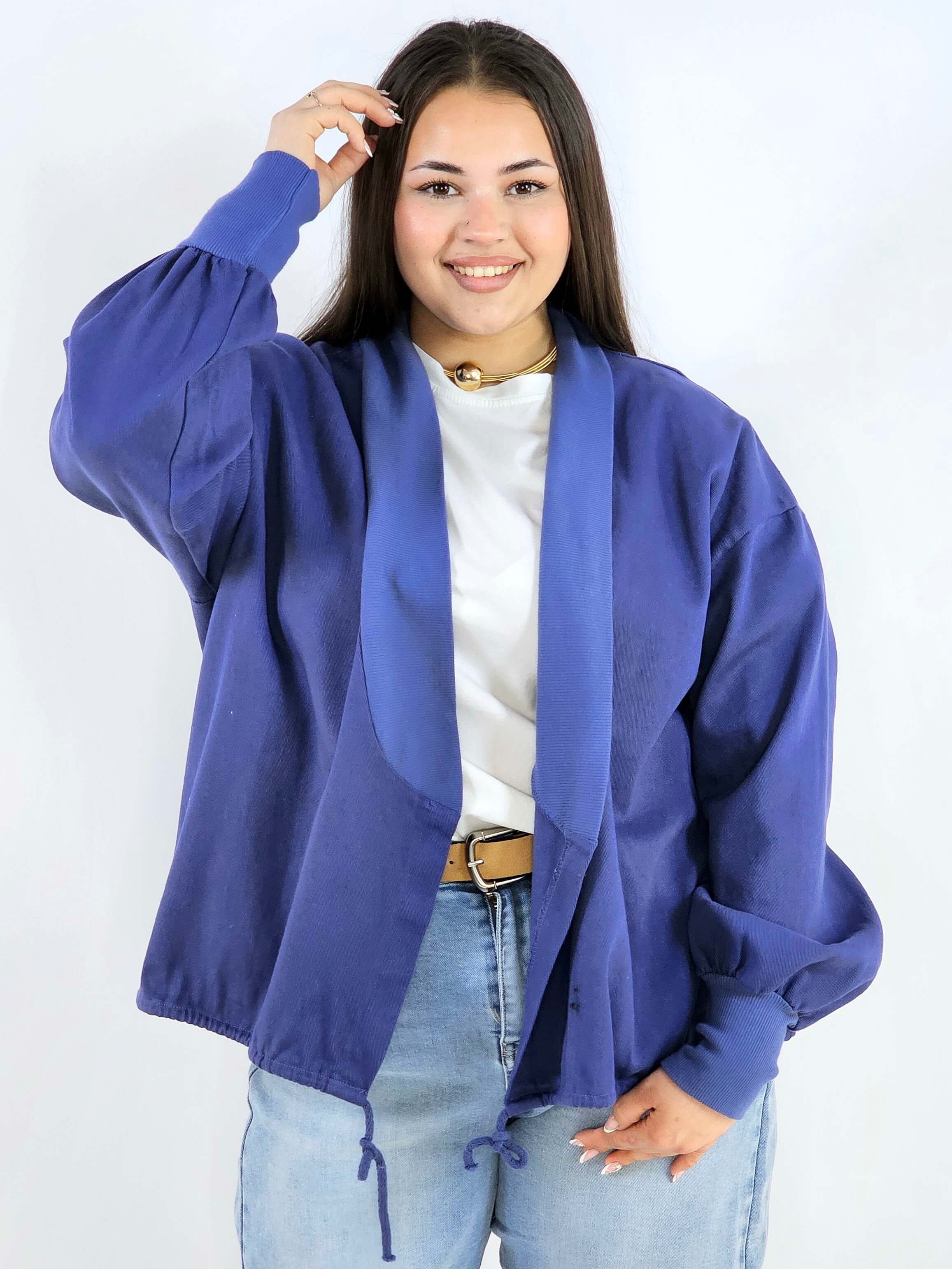 Narzutka plus size lekka oversize wiązana wygodna i stylowa Stylowa XL