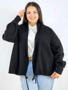 Narzutka plus size lekka oversize wiązana wygodna i stylowa Stylowa XL