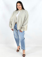 Narzutka plus size lekka oversize wiązana wygodna i stylowa Stylowa XL