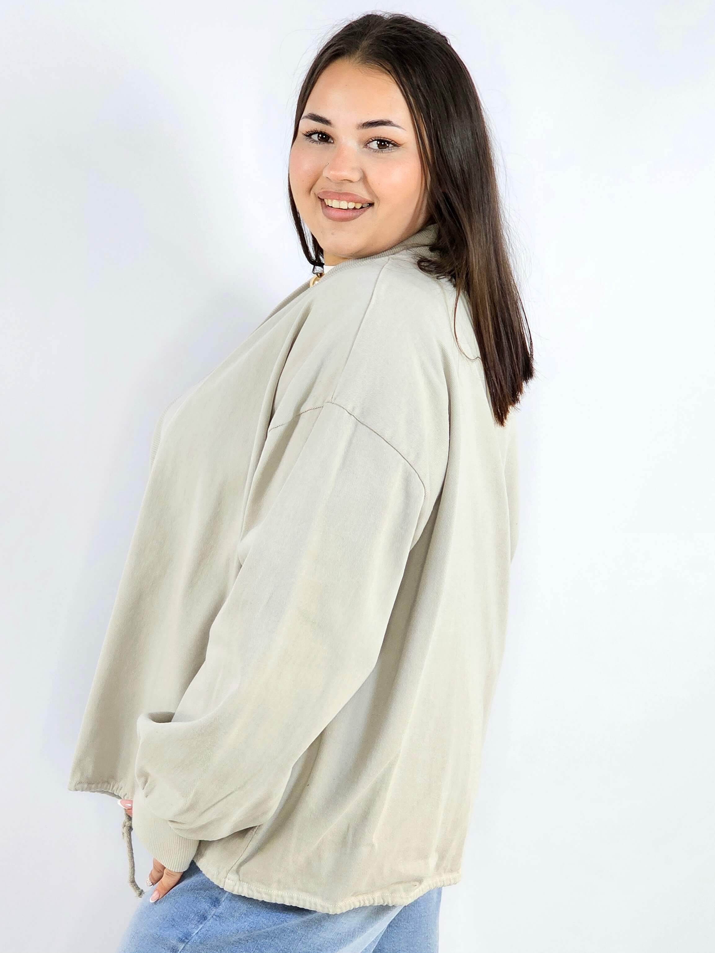 Narzutka plus size lekka oversize wiązana wygodna i stylowa Stylowa XL