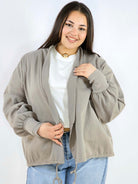 Narzutka plus size lekka oversize wiązana wygodna i stylowa Stylowa XL