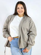 Narzutka plus size lekka oversize wiązana wygodna i stylowa Stylowa XL