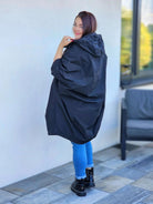 Oversize’owa parka z kapturem Stylowa XL