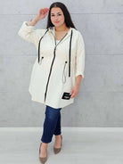 Parka z kapturem Stylowa XL
