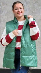 Pikowana kamizelka bez kaptura Stylowa XL