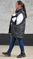 Pikowana kamizelka bez kaptura Stylowa XL