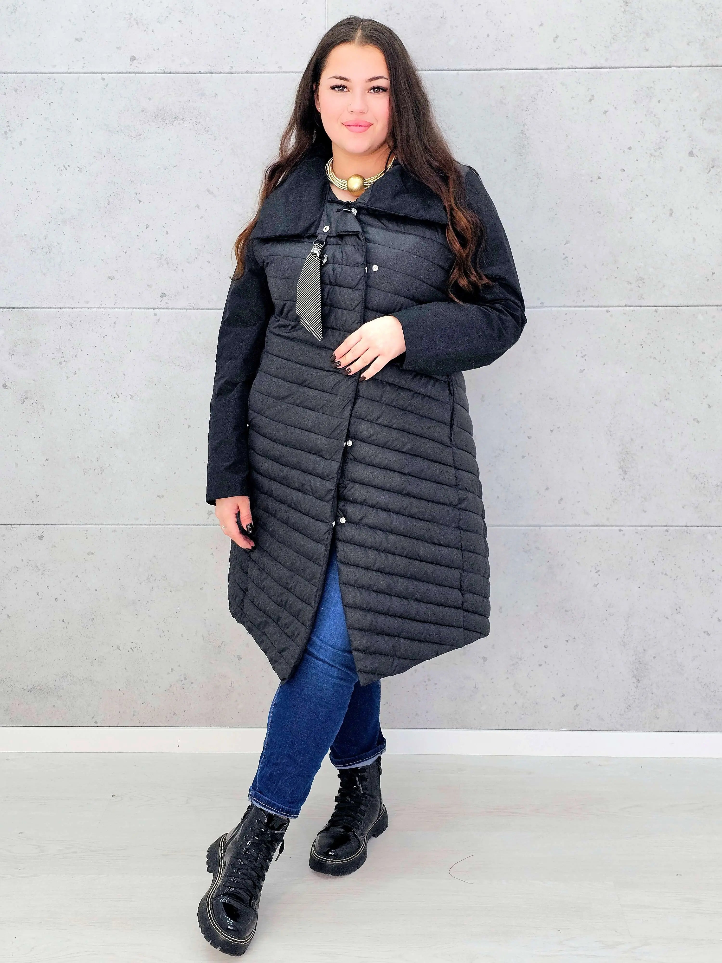 Pikowana kurtka damska – lekka, ciepła i elegancka propozycja plus size Stylowa XL