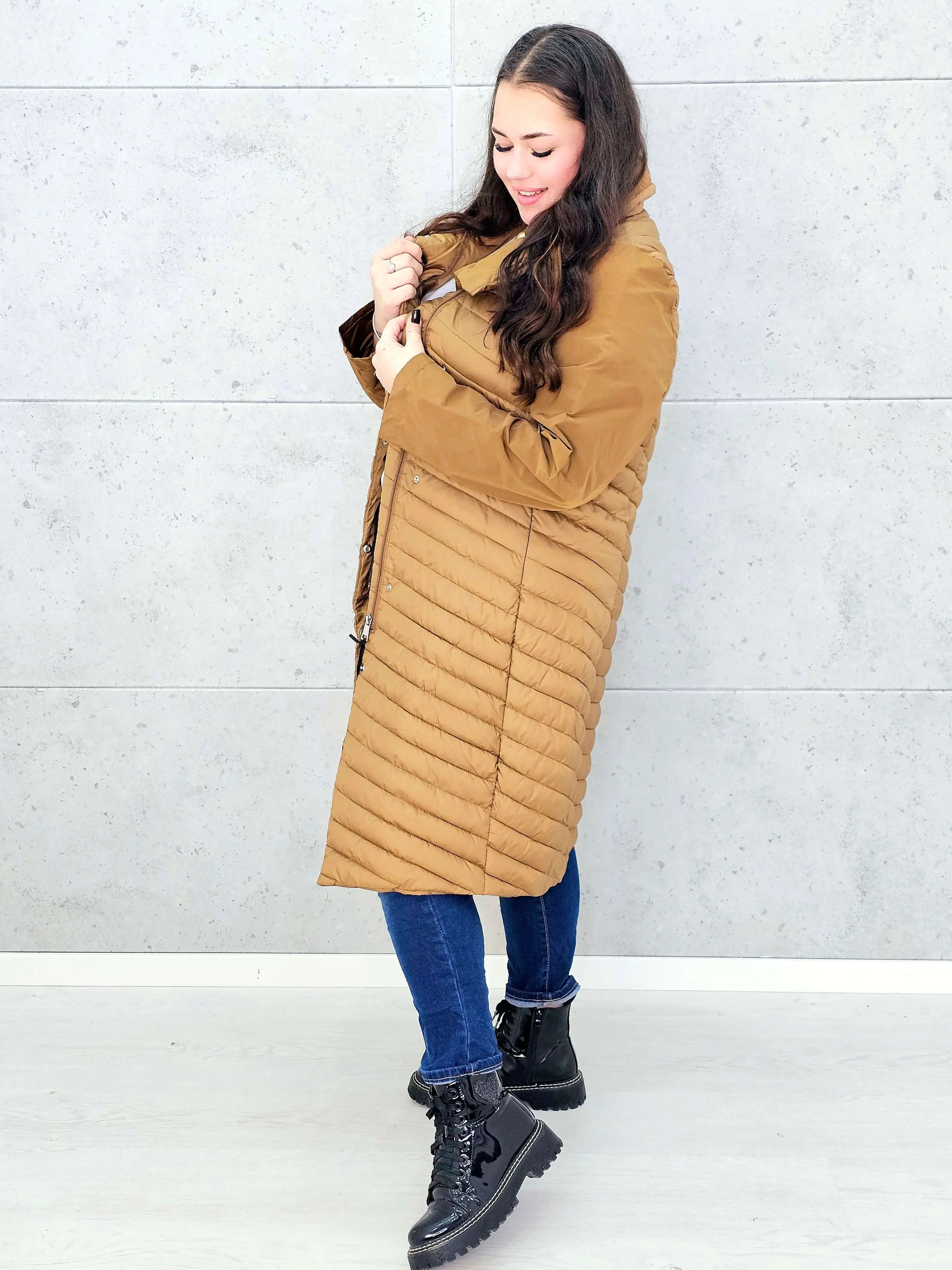 Pikowana kurtka damska – lekka, ciepła i elegancka propozycja plus size Stylowa XL