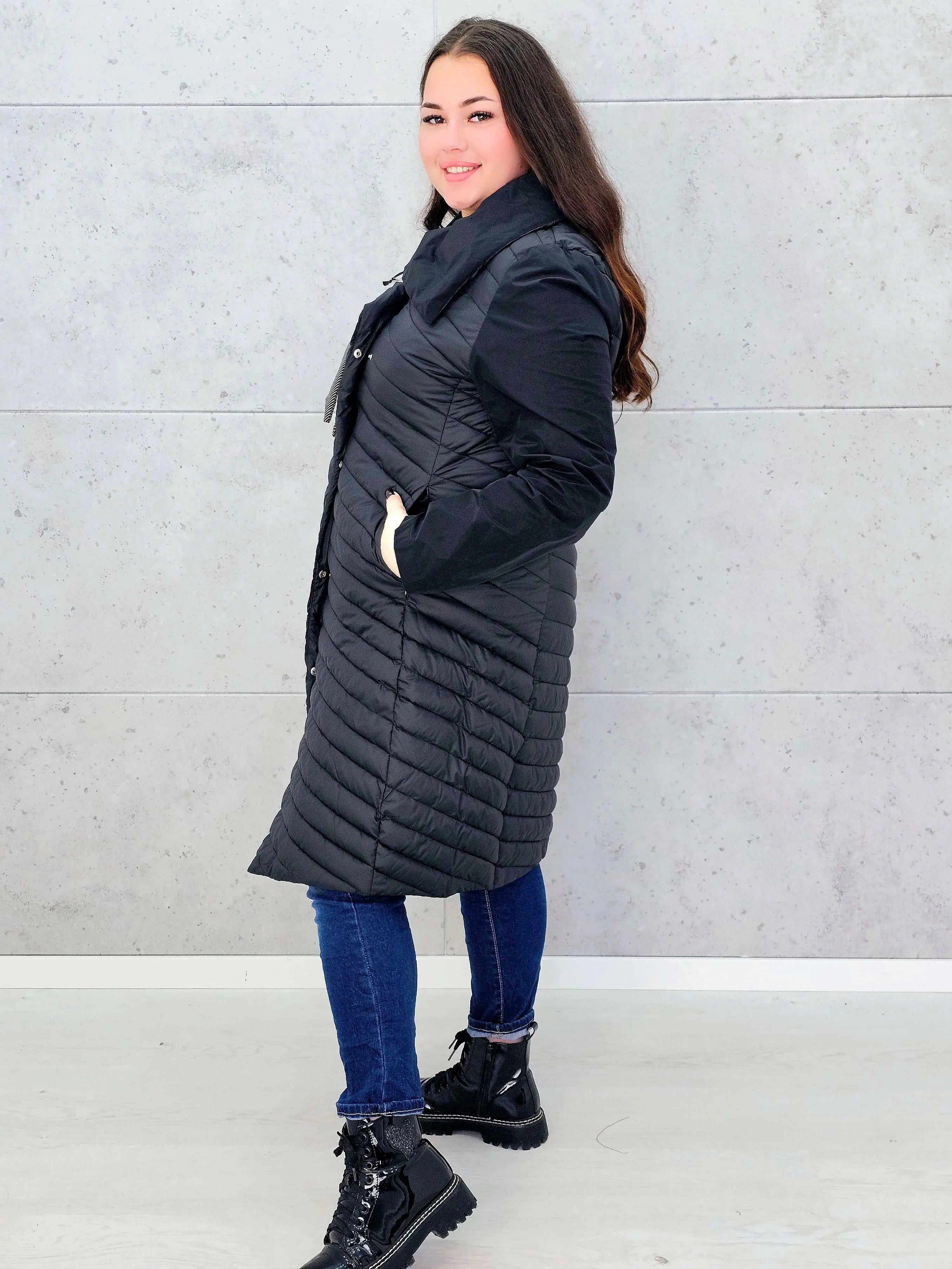 Pikowana kurtka damska – lekka, ciepła i elegancka propozycja plus size Stylowa XL