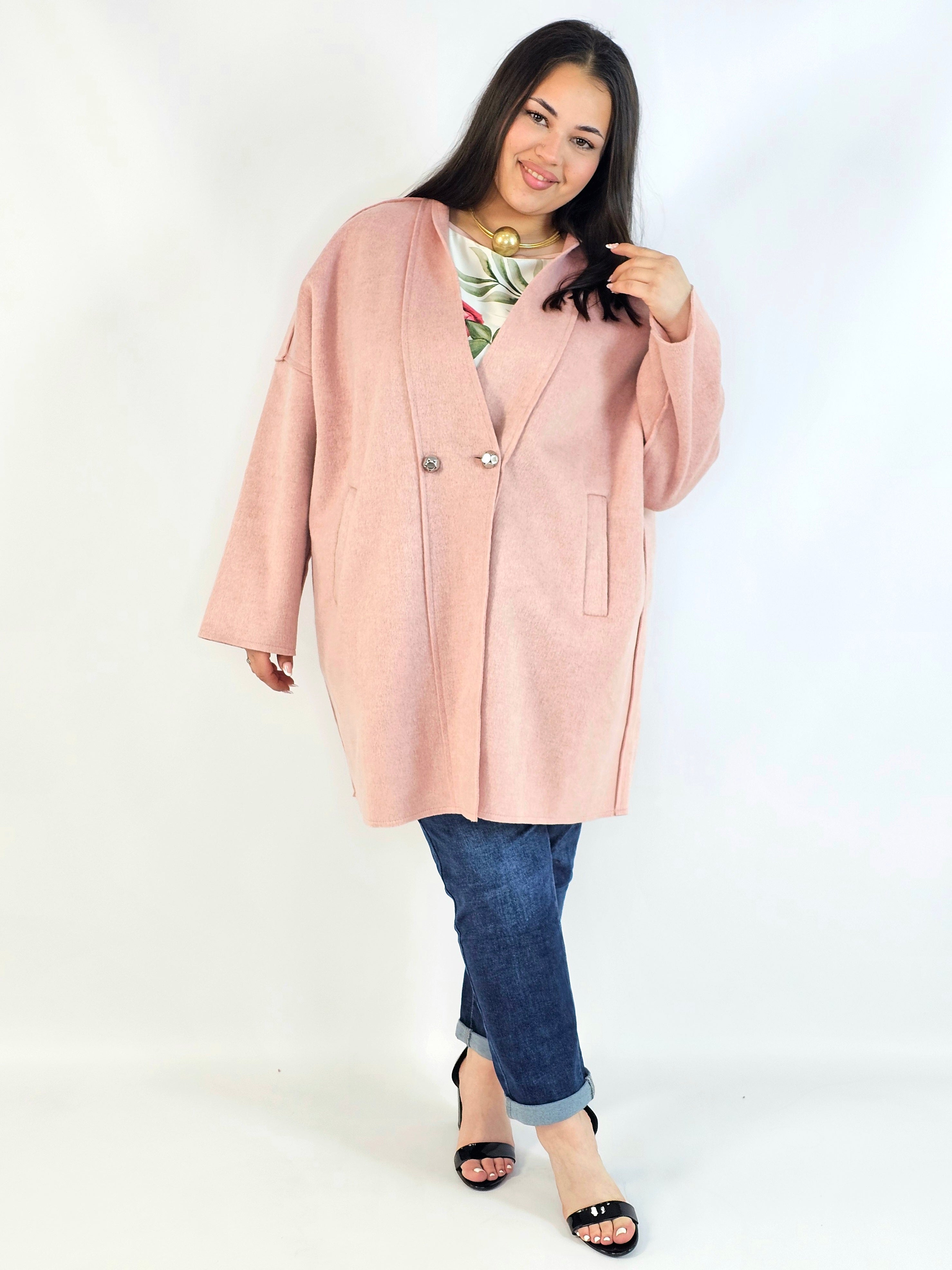 Płaszcz Oversize StylowaXL – Moda Plus Size dla Kobiet XXL | Elegancja i Komfo Stylowa XL