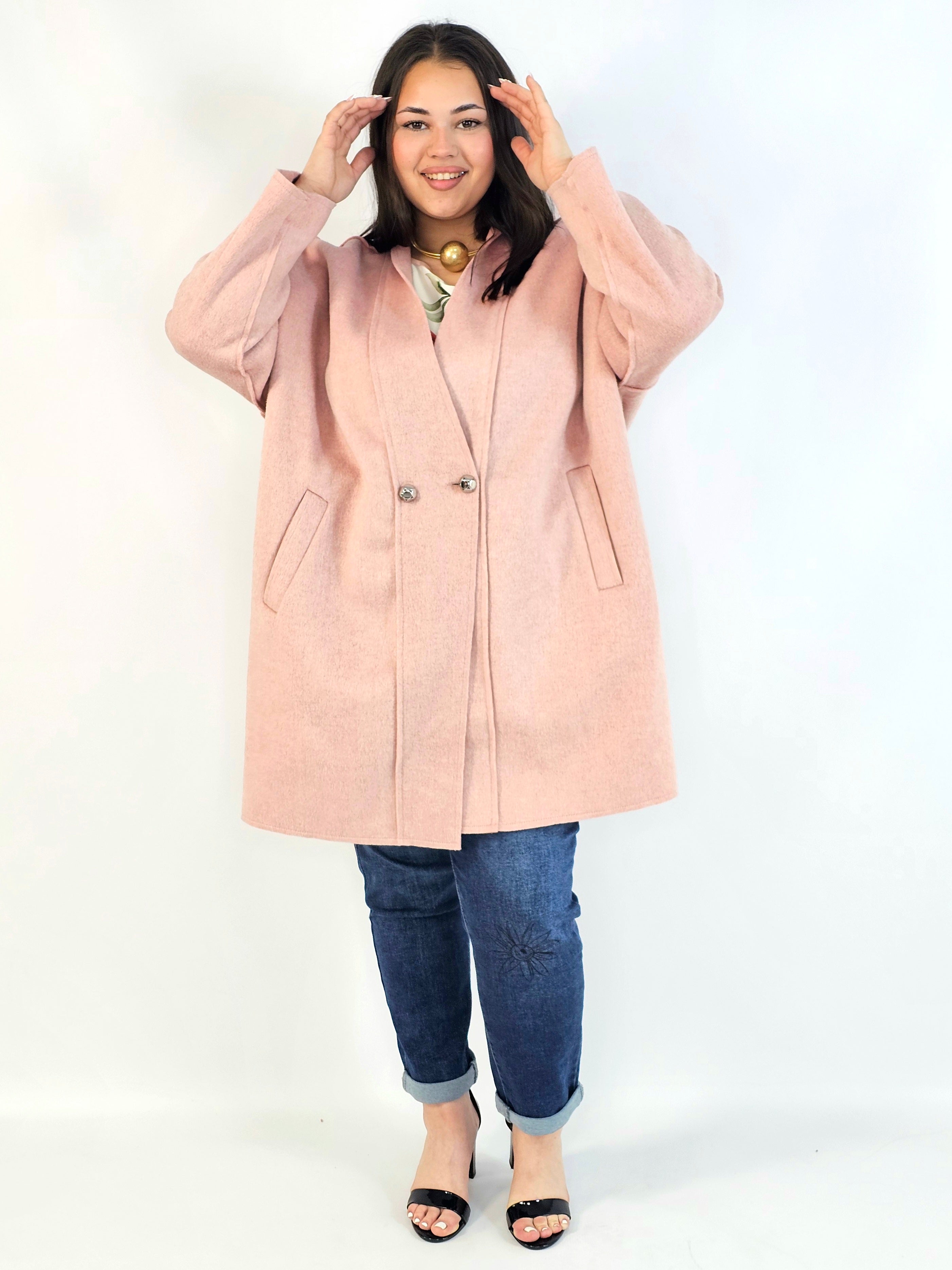Płaszcz Oversize StylowaXL – Moda Plus Size dla Kobiet XXL | Elegancja i Komfo Stylowa XL