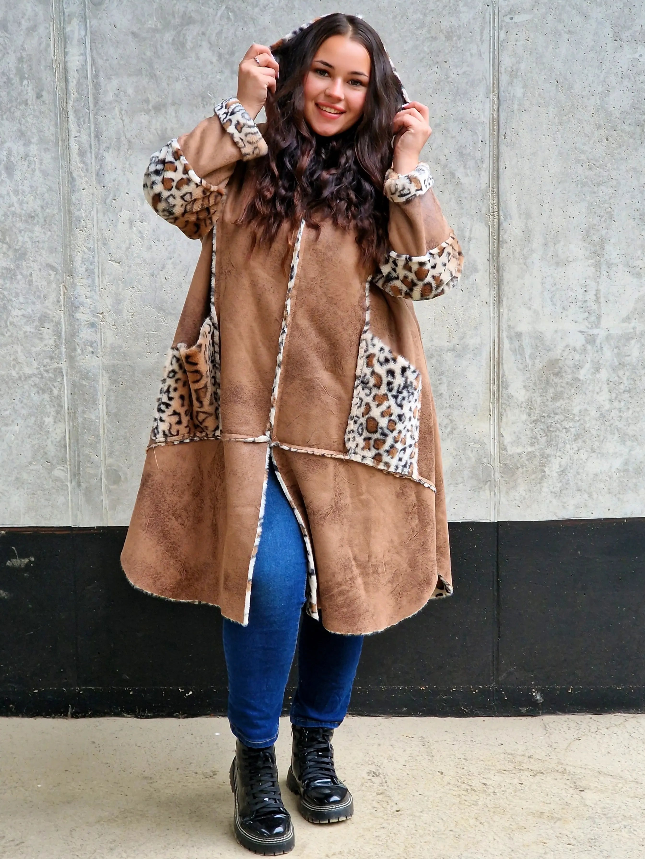 Płaszcz zimowy plus size – ciepły, elegancki i idealny na chłodne dni Stylowa XL