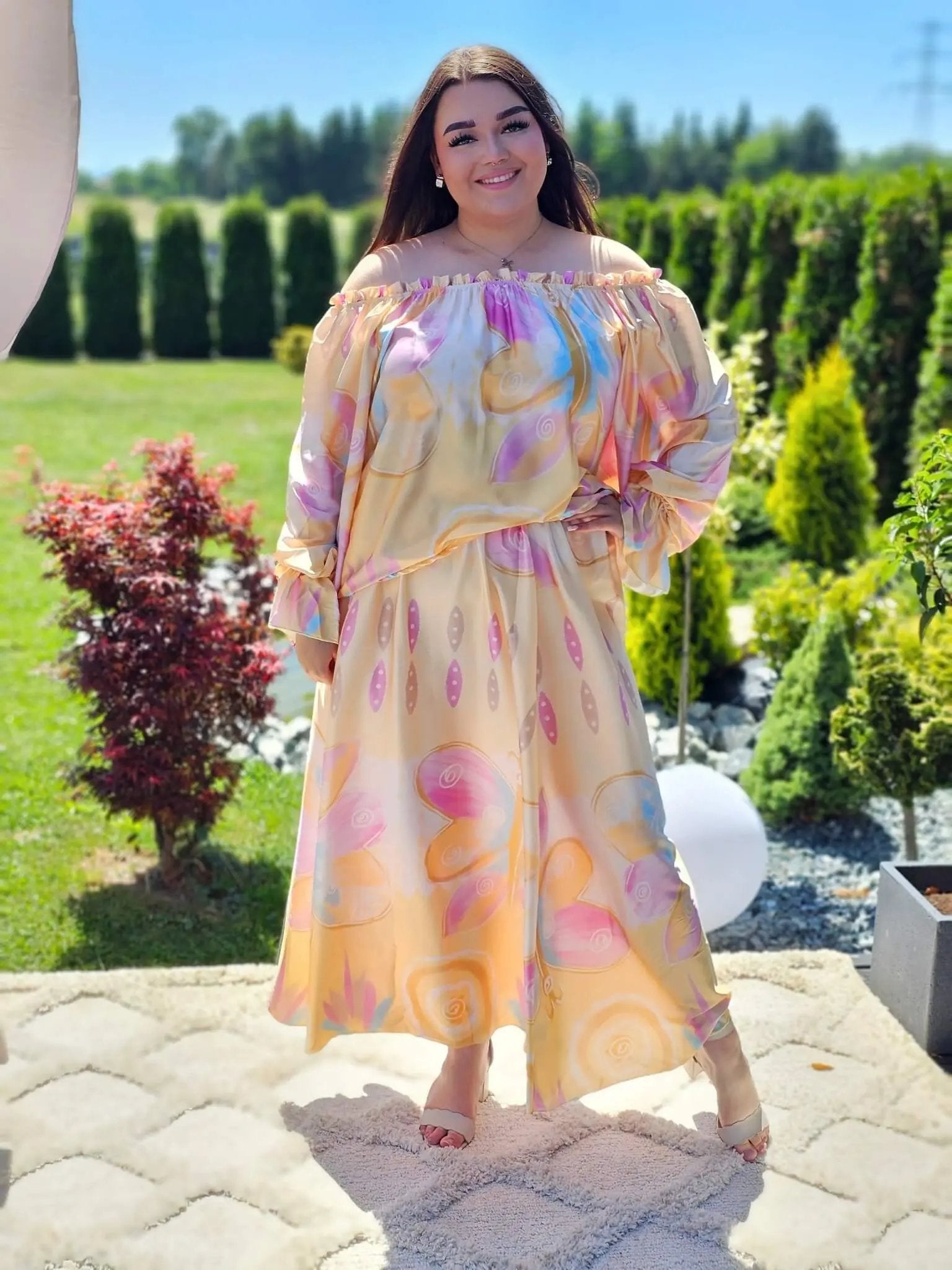 Romantyczny komplet w stylu boho Stylowa XL